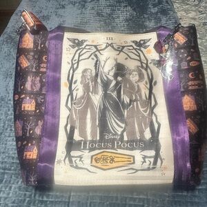 Disney Parks Harvey’s Hocus Pocus Purple and Black Tote